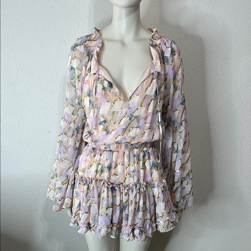 Buddy Love Floral Ruffle Dress